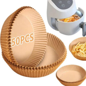 Set x50 Moldes de Papel para Freidora de Aire 16 cm