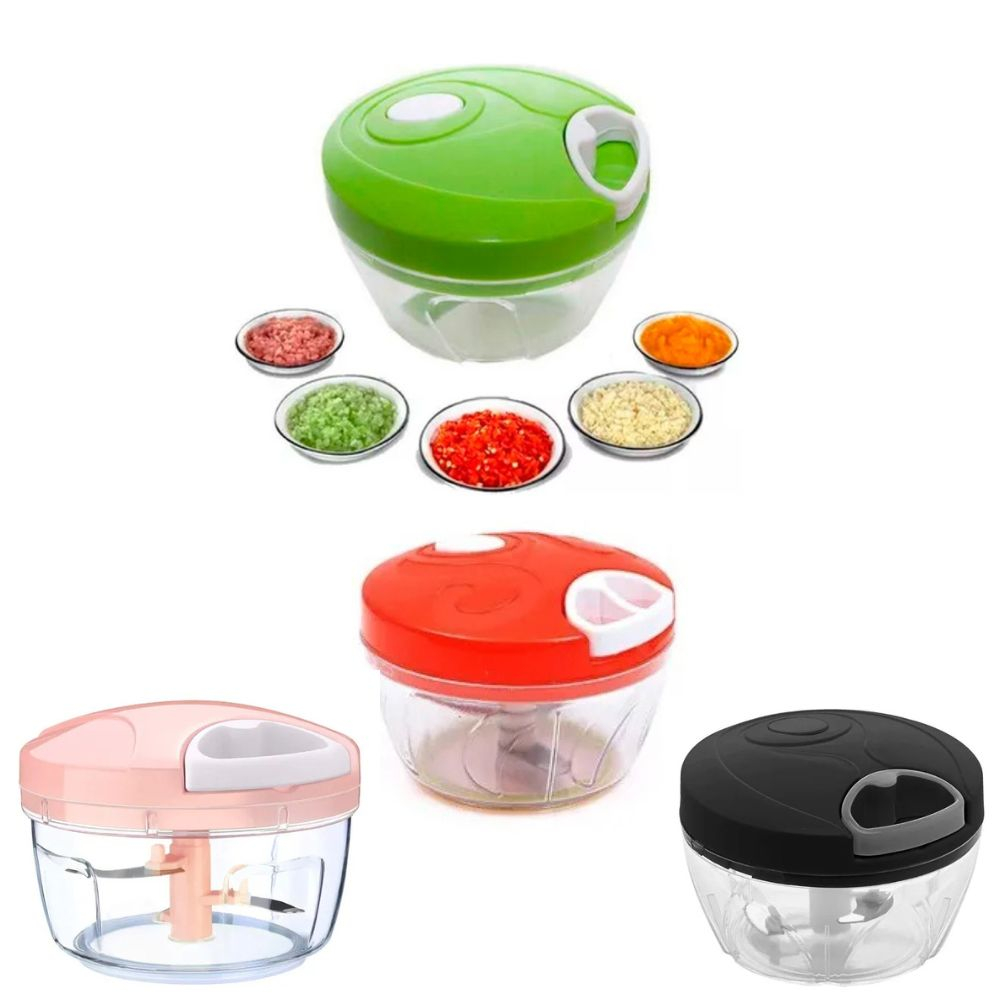 Chopera Picador Triturador Manual De Vegetales Multiuoso Color Surtido