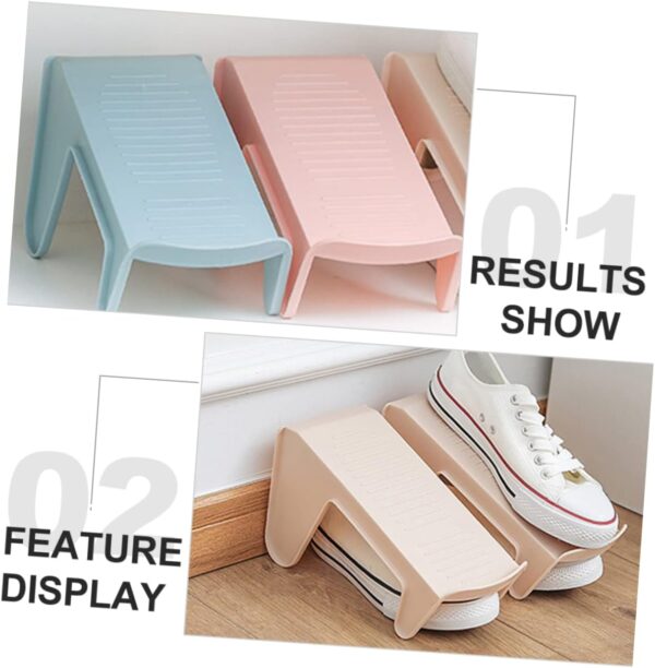 Organizador de Zapatos Zapatillas Calzado PVC Celeste - Image 5