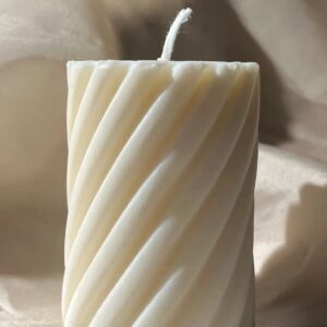 Vela Velon Aromatico de Cera de Soja Cilindro Espiral Aroma Jazmin