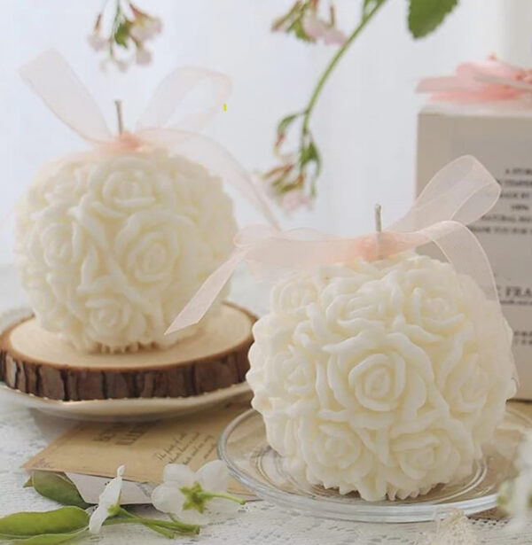 Vela Velon Aromatico de Cera de Soja Esfera Rosas Aroma Jazmin - Image 2