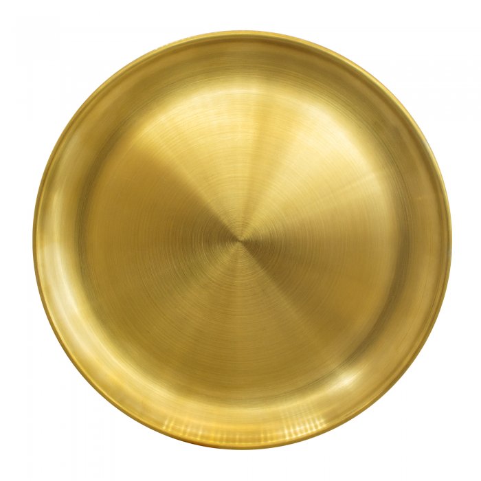 Plato Playo Acero Inoxidable Dorado 26 cm