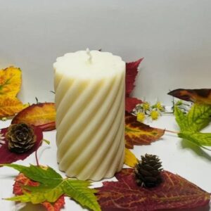 Vela Velon Aromatico de Cera de Soja Cilindro Espiral Aroma Jazmin