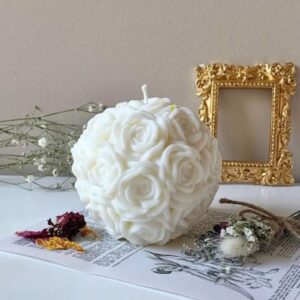 Vela Velon Aromatico de Cera de Soja Esfera Rosas Aroma Jazmin