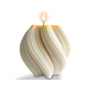 Vela Velon Aromatico de Cera de Soja Espiral Torneado Aroma Jazmin