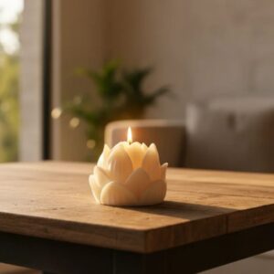 Vela Velon Aromatizado de Cera de Soja Flor De Loto Aroma Jazmin