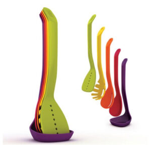 Set x4 Utensilios de Cocina Magneticos + Soporte
