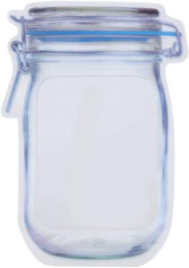 Bolsas Zipper Set x6 Cierre Hermetico Y Reutilizables 24 cm x 17 cm