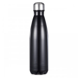 Botella Deportiva Termica 500 Ml Frio/calor Liso Negro