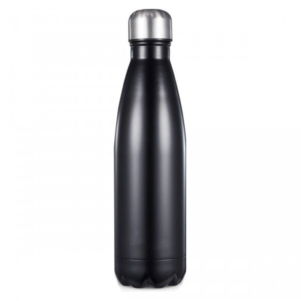 Botella Deportiva Termica 500 Ml Frio/calor Liso Negro