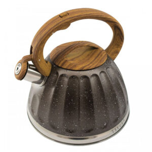 Pava Silbadora Acero Inoxidable Marron