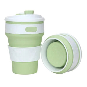 Vaso Térmico 350 mL Silicona Plegable Verde