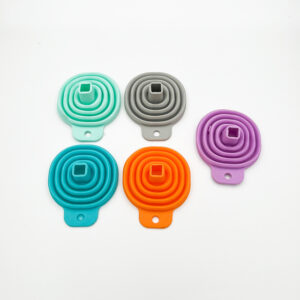 Embudo Silicona Plegable Color Surtido