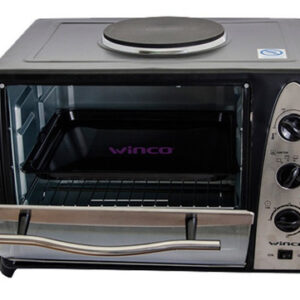 Horno de Mesa Electrico con Anafe Winco W636 36 L Negro