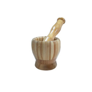 Mortero + Pilon Madera Bambu 10 cm x 11 cm