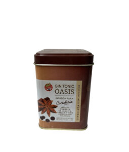 Infusion para Cocteleria Gin Tonic 10 saquitos en Lata 25g Especiada Pimienta de Jamaica, Canela y Anis Estrellado