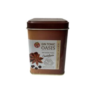 Infusion para Cocteleria Gin Tonic 10 saquitos en Lata 25g Especiada Pimienta de Jamaica, Canela y Anis Estrellado