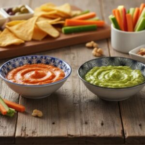Mini Bowl Dips para condimentos Ceramica 9 cm de Diametro x4 Surtidos