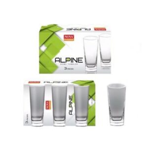 Set x 6 Vasos Alpine Cocina 280 ml Transparentes