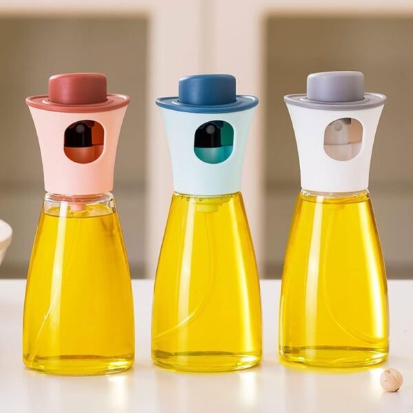 Dispenser Spray de Aceite Rociador Aceitera Vidrio 180 mL Color Pastel Surtido - Image 2