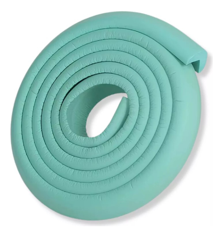 Protector para Esquina de Silicona 2 Metros Verde