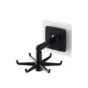 Gancho Giratorio para Utensilios Cocina Negro