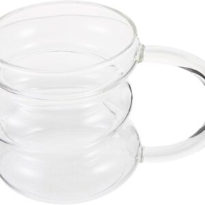 Taza Mug 500 mL Vidrio Bubble