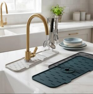 Alfombra Paño Anti Salpicadura de Silicona para Pileta de Cocina