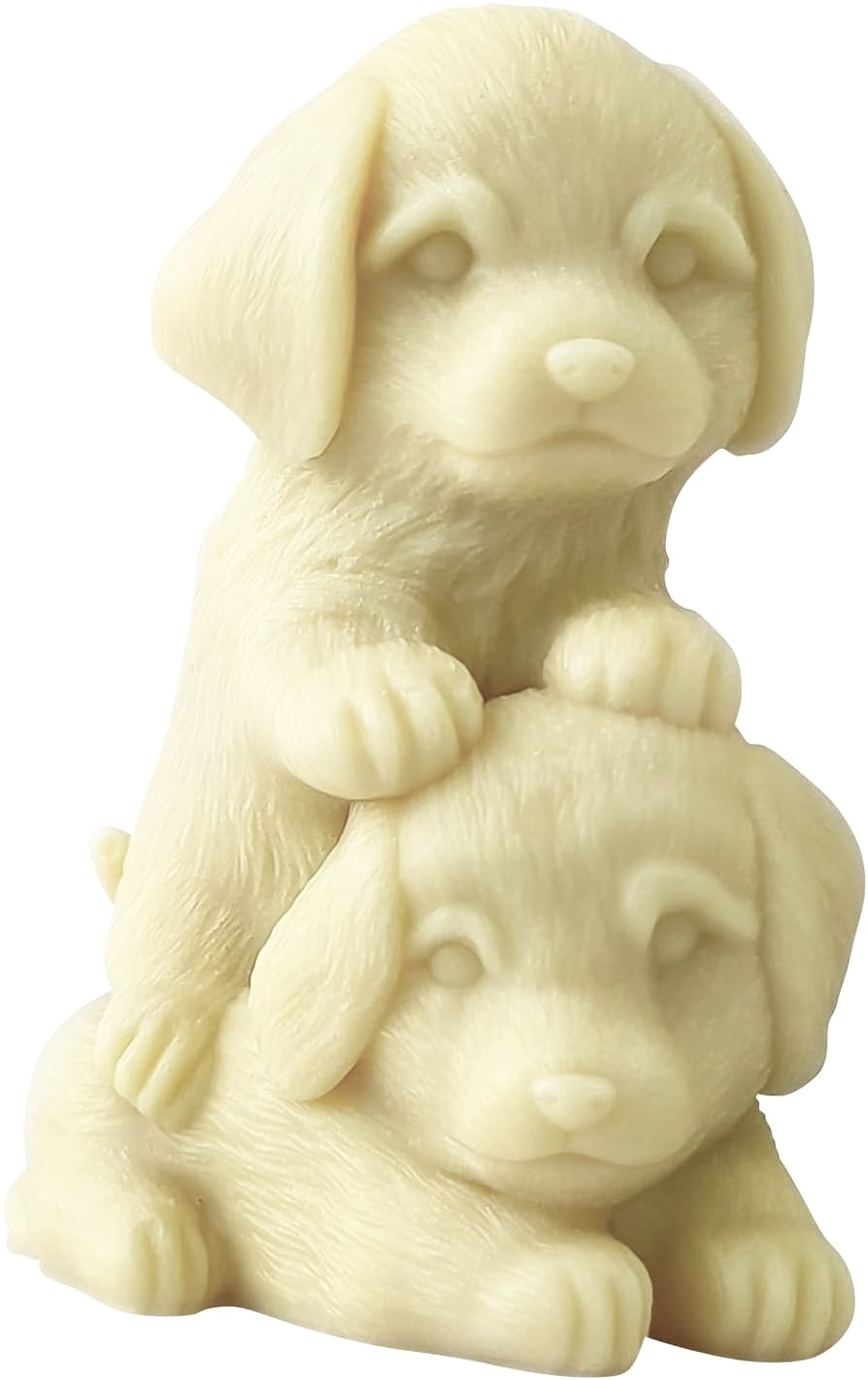 Vela Velon Aromatico de Cera de Soja Perritos Blanco Aroma Jazmin - Image 3