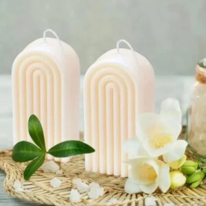 Vela Velon Aromatico de Cera de Soja Arcoiris Natural Aroma Jazmin