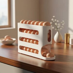 Huevera Soporte Huevos Dispenser PVC 24 Huevos