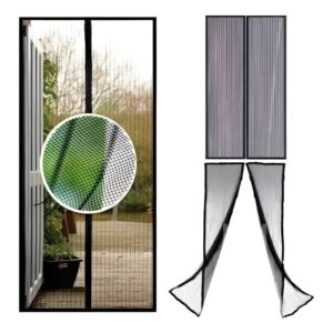 Cortina Tejido Mosquitero Magnetico Poliester 210 cm x 48 cm