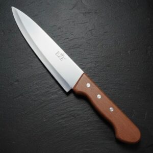 Cuchillo de Cocina Chef Acero Inoxidable 36 cm Mango Madera